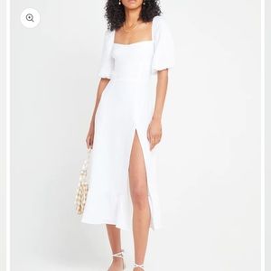 Few Moda o.p.t. Puff sleeve midi dress
